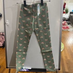 Rainbow leggings. NWT